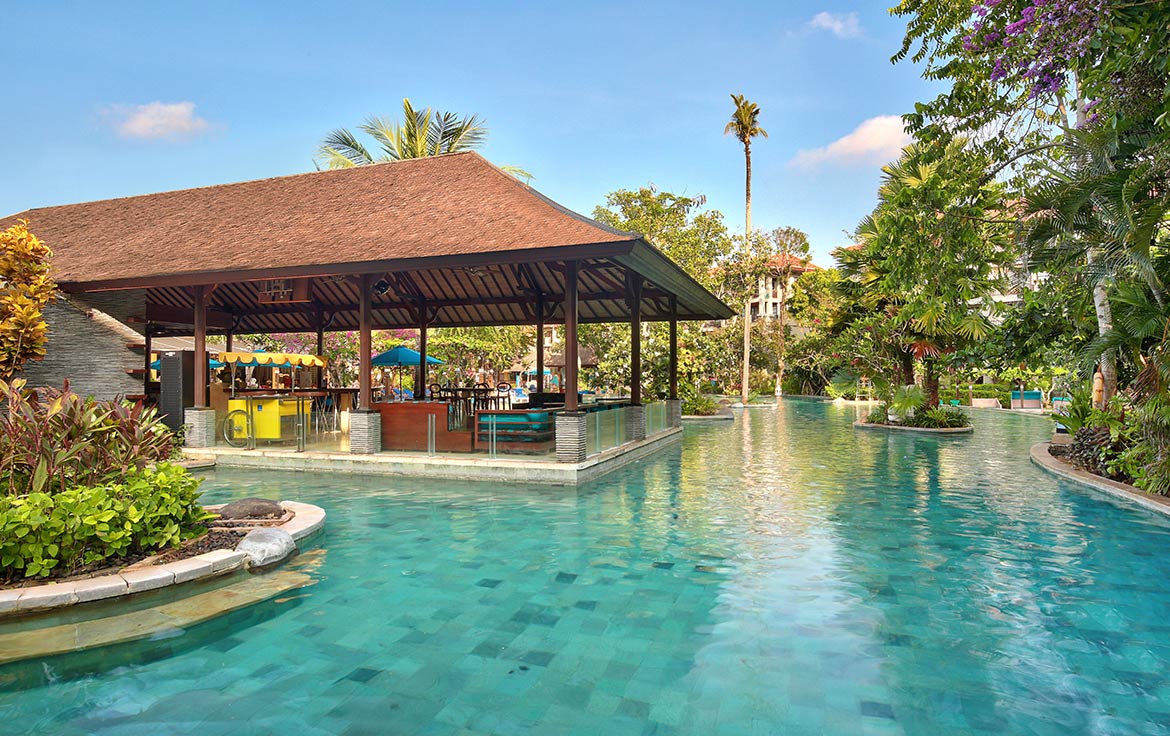 Novotel Bali Nusa Dua pool and gardens